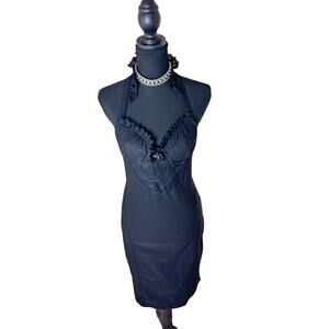 nwt Killstar ophelia dress gothic lingerie bodycon lace collar vampy coquette